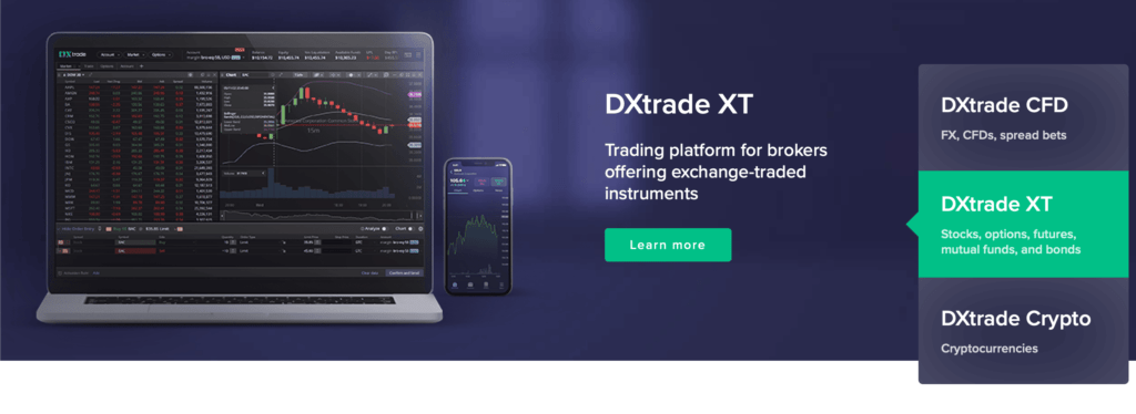 dxtrade trading platforms