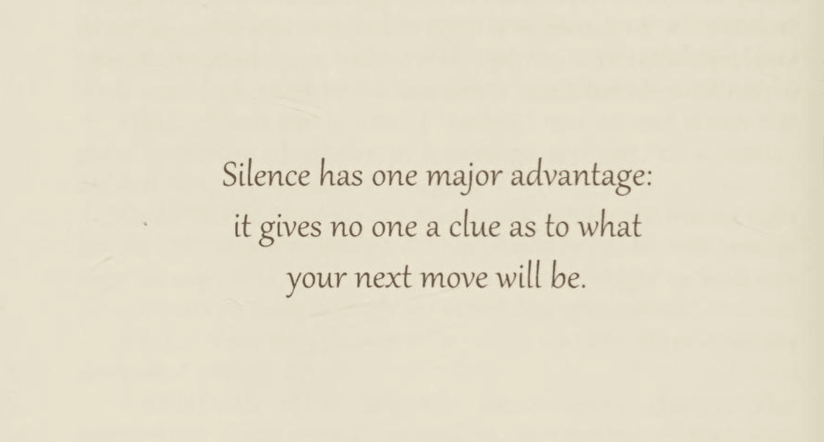 napoleon hill quote on silence